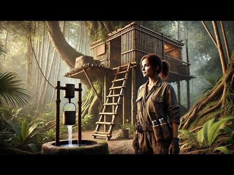 Alien Scouts Drop Into Jungle — Human Builds Treehouse Fire & Water System Before Sunset | HFY Story