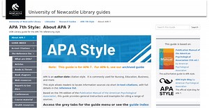 LibGuides: APA 7th Style: Articles