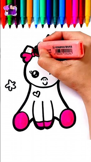 Easy Unicorn face🦄 Drawings for Kids | Cute Small Unicorn Easy Drawing Pencil or Marker DIY Art