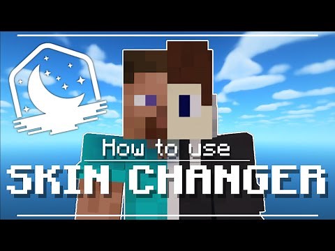 How to use SKIN CHANGER in Lunar Client!!!