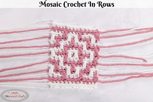 Easiest Overlay Mosaic Crochet Tutorial in Rows