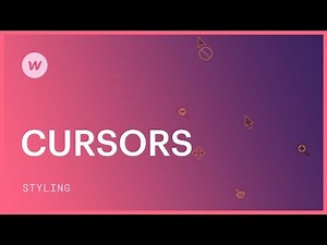 Changing cursors - Webflow CSS tutorial (using the Old UI)