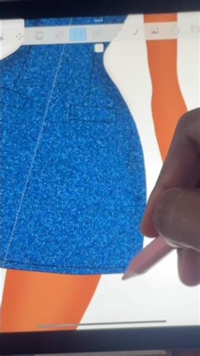 Sketchbook App Tutorial | How to Sketch a Dress Digitally (Beginner Guide) #sketchbookapp