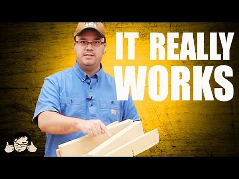 A clever router table dovetail joinery jig