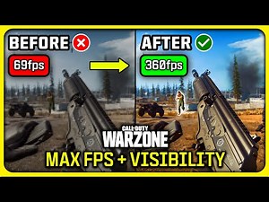 Best Warzone & BO6 Season 4 PC Settings (Max FPS + Visibility!) 📈