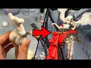 Imprisoned Fallen Angle Made by Clay｜Clay Making Original Character｜SoulYO ART