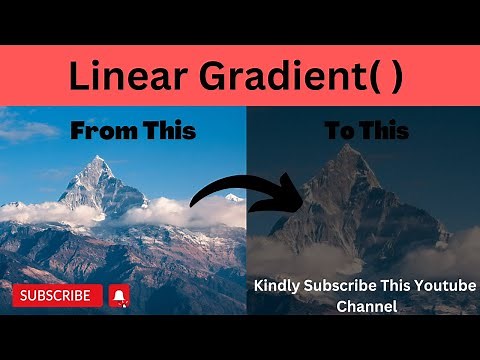 HowTo Apply Linear Gradient on Background Image in Html/Css
