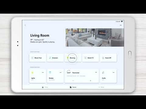 How to Control Room Features in your Crestron Home from the Crestron Home App