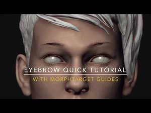 Zbrush eyebrow tutorial