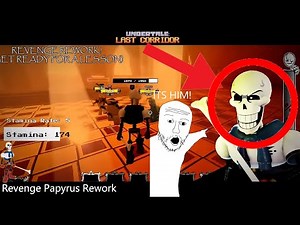 Undertale: Last Corridor - Revenge Papyrus Rework Gameplay | Roblox #roblox #undertalelastcorridor