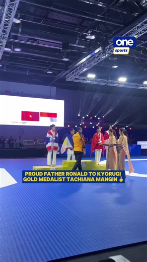 MORE THAN PROUD 👏 The father of gold medalist Tachiana Mangin is overjoyed with his daughter’s achievement at the SEA Games 2025 in Thailand, saying her dominance in the kyorugi event made all her hard work and sacrifices truly pay off. | via Julia Vargas/Cignal #SEAGames33 #SEAGamesThailand #TibayAtTatag
