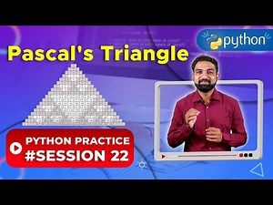 Pascal Triangle In Python | Python Practice 22 | Newtum Solutions