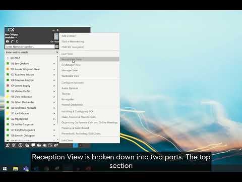 3CX - Receptionist View