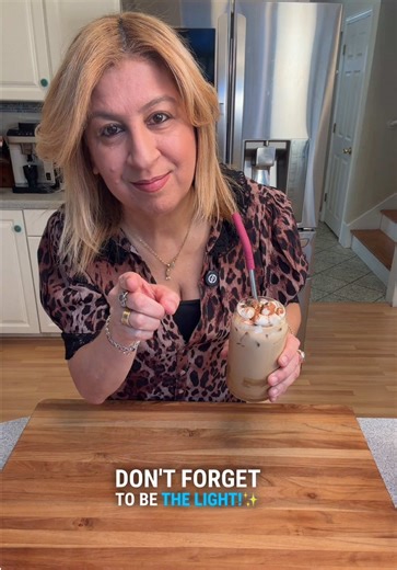 BE THE LIGHT!✨🤍 Made this tahini date latte today and used the moment to speak from my heart. Today more than ever, let’s choose to be a light. Be kind to each other. Be respectful. Our words matter. Our actions matter.🙏 Happy Hanukkah🕎 Follow @ruhamasfood for more! . Tahini Date Latte Recipe: Ingredients: 1/4 cup tahini paste 1/4 cup date syrup 2 shots espresso 1/2 cup ice cubes 3/4 cup almond milk (I used almond Malk Holiday Nog) 1/4 cup Oatly (Barista Edition) Pinch of ground cardamom Hand