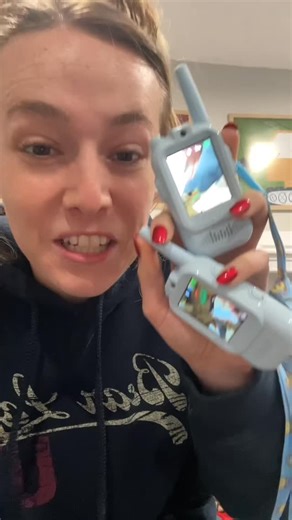 Trending & Useful Product Finds on Instagram: "Better than using phones! 📱✨ No WiFi needed and the range goes so far! They need an adult version asap 😭 #walkietalkies #video #videocall #toys #giftideas #giftforkids #christmas #lastminute #outdoor #indoor #camera #explore #reels"