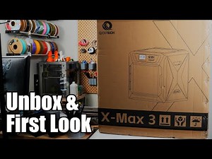 Qidi Tech X-Max 3 CoreXY 3D Printer Unbox And First Print