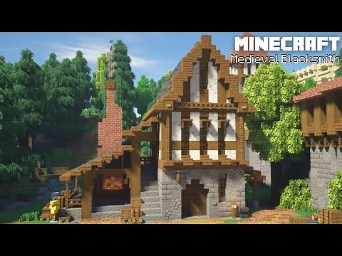 Minecraft: How to build a Medieval Blacksmith | Minecraft Tutorial