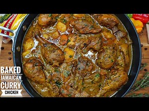 EASY BAKED JAMAICAN INSPIRED CURRY CHICKEN