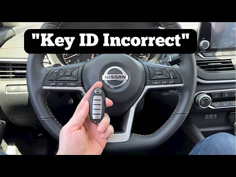 How To Start A 2019 - 2023 Nissan Altima With Key ID Incorrect - Dead Remote Fob Battery Not Working