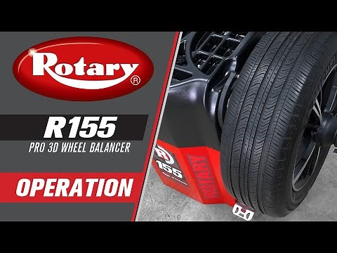 Rotary R155 Wheel Balancer Operation