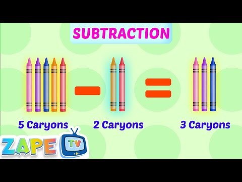 🌟 Fun Subtraction Song for Kids | Learn Math Through Music |Educational Video | Zape Tv 🌟