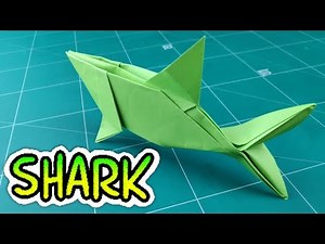 DIY Shark Paper | How To Make Easy Aquatic Animals Paper Tutorials | Origami Craft Kid Ideas