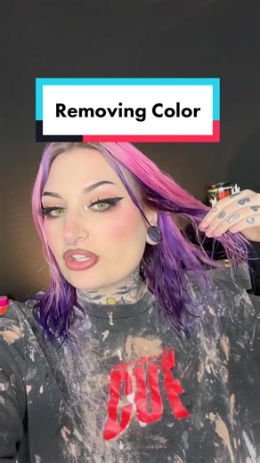 Removing Pink and Purple Hair - Color Removal Journey