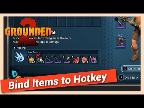 How to Bind Items to Hotbar & Hotkey in Grounded 2