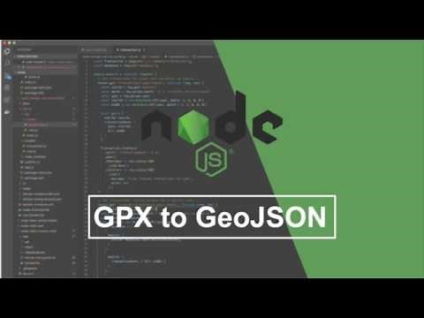 Node GPX to GeoJSON Convertor