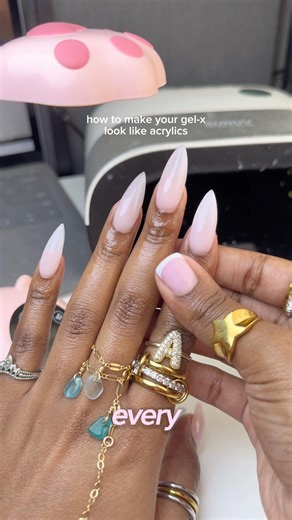 Gel-X But Make It Acrylic 💅✨#gelx #buildergel #gelxtutorial #diynails #nailtutorial