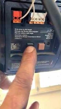 Setting the Up/Down Travel Limits on a LiftMaster 3500 Belt Drive