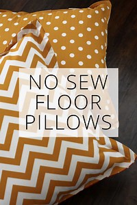 DIY No-Sew Floor Pillows: Easy, Oversized, and Perfect for Any Space