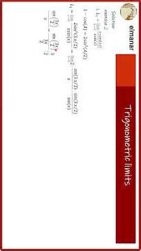 Trigonometric Limits: Solved Examples & Questions You Must Know
