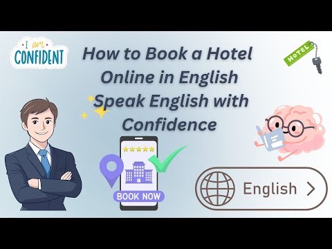 English for Begginer | How to Book a Hotel Online in English - Speak English with Confidence