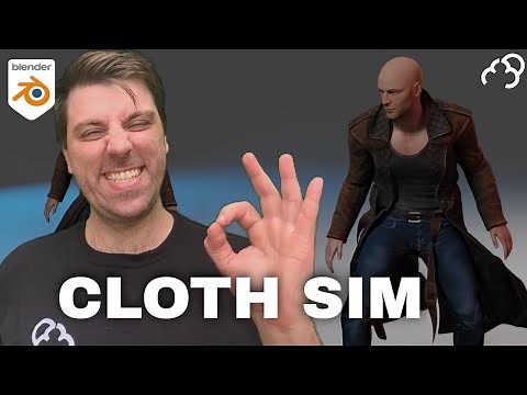 Blender Cloth Simulation Clothes Tutorial