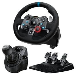 Logitech G29 Driving Force Racing Wheel for PS5, PS4, PC   Logitech Driving Force Shifter
