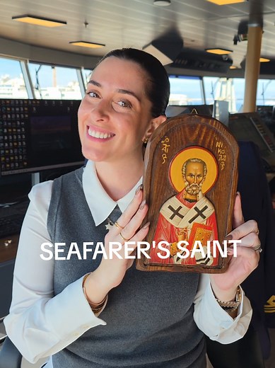 Saint Nicholas Blessing on the Bridge: Greek Seafarer Tradition
