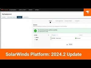 SolarWinds Platform: 2024.2 Update