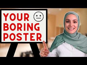 How to make a really good Research Poster? Let me help you!