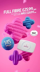 Snuggle up to fast 145Mbps Full Fibre. It’s fast, reliable, and great value for just £25.99 a month. Offer ends 22/01. Terms apply. | plusnet | Facebook