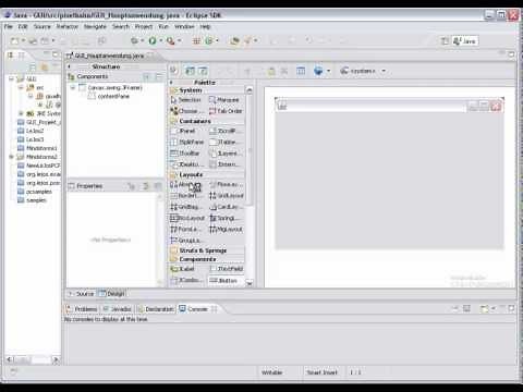 Eclipse Tutorial: GUI-Anwendungen mit WindowBuilder: Der Einstieg