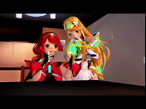 [Mmd XC2] Mythra & Pyra I like ya cut g