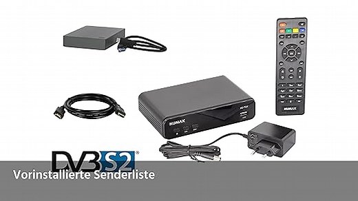 Humax Digital HD Fox digitaler HD Satellitenreceiver mit 1TB Festplatte HDD Sat Receiver zum aufnehmen. HDMI SCART DVB-S/S2 PVR Ready