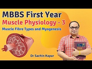 MBBS First Year | Muscle Physiology | Muscle Fibre Types and Myogenesis | Dr Sachin Kapur | AIIMS