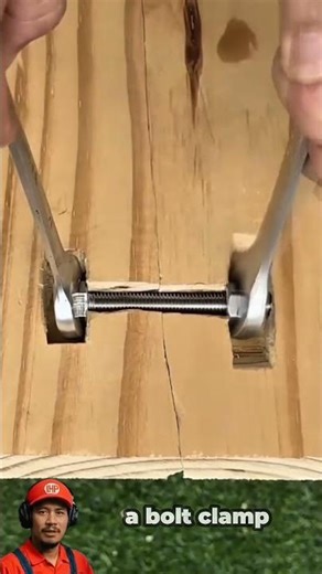 How to Fix a Cracked or Split Piece of Wood #wood #contruction