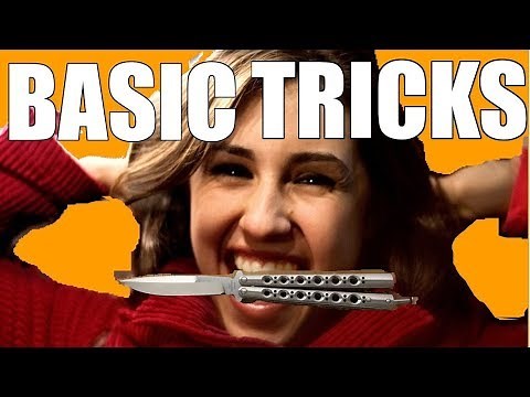 Butterfly Knife Tricks for Beginners #1 (Basic Opens)