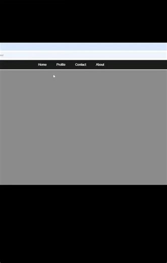 How to Create a Simple Navbar Menu with HTML & CSS (full video on my channel!)