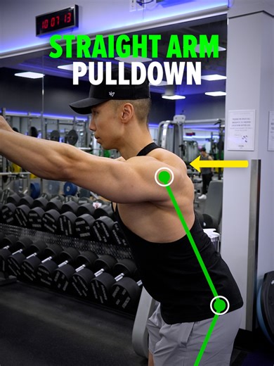 Size & Shred Training program 👉🏻 deltabolic.com (link in bio) FIX Your Straight-Arm Pulldown! 1) Use a slightly wider-than-shoulder-width grip — avoid going too narrow 2) Go thumbless to reduce forearm takeover and keep the tension on the lats 3) Add a slight forward lean for better leverage and a stronger lat stretch 4) Protract your shoulders — let the shoulders round forward slightly instead of puffing the chest to maximize lat engagement