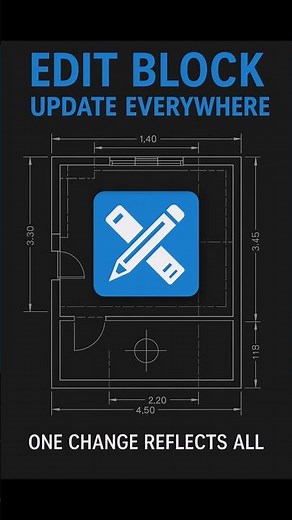 AutoCAD BEDIT: Update a Block Definition (Edit Once, Update Everywhere!)