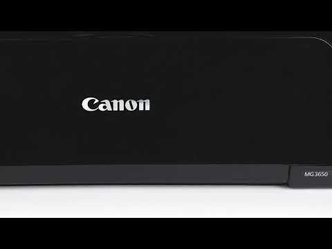 PIXMA MG3600 Series (MG3640 or MG3650) Wireless Setup - WPS Connection Method